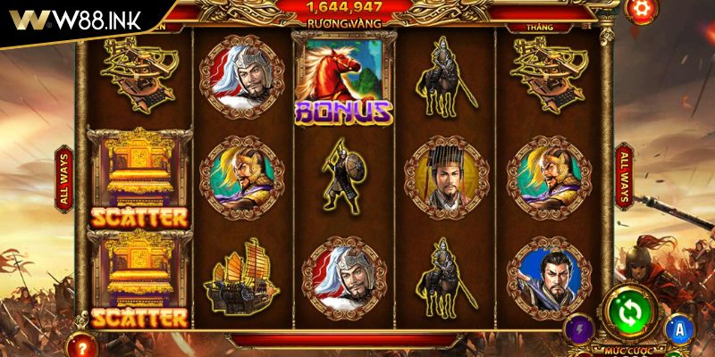 Nổ Hũ Tam Quốc Tranh Hùng W88 Chinh Phục Đỉnh Cao Game 1 Khám phá Nổ Hũ Tam Quốc Tranh Hùng W88